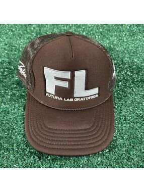 Futura Laboratories Travis Scott Cactus Jack Exclusive Brown Trucker Hat New
